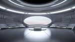 宇宙飞船内部场景