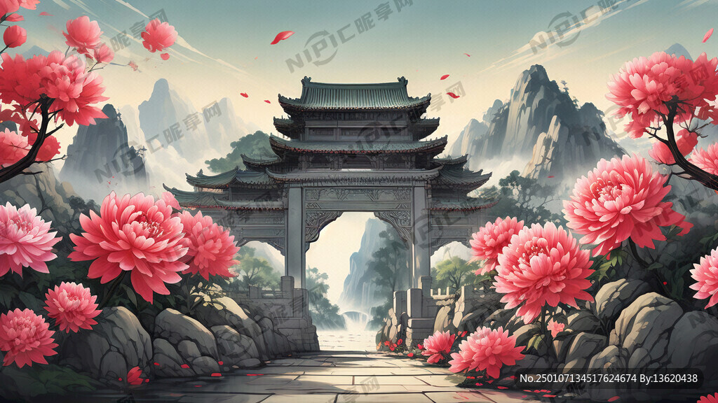 泰山南天门 五岳独尊 桂花