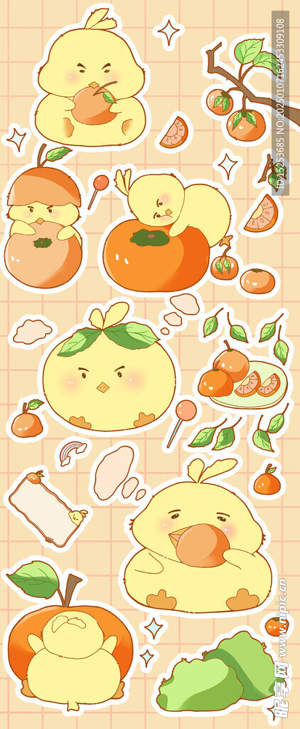 小鸡贴图
