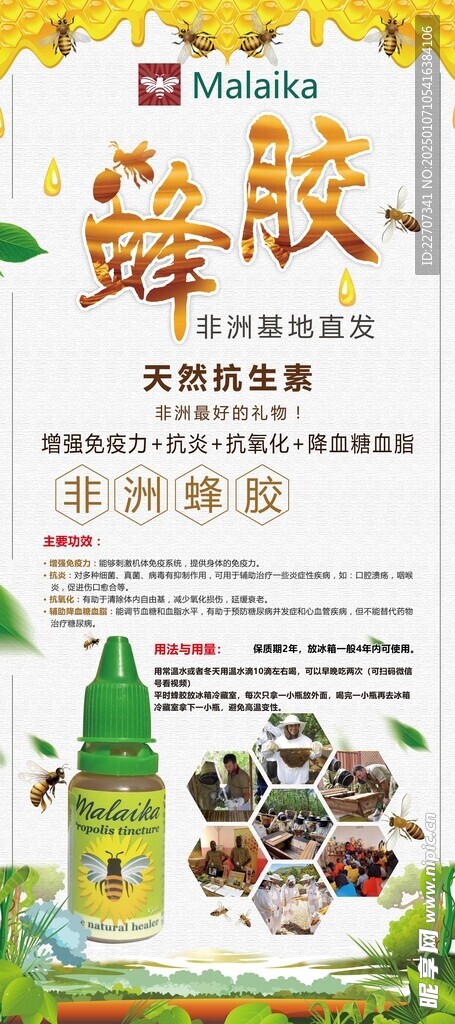 蜂胶海报
