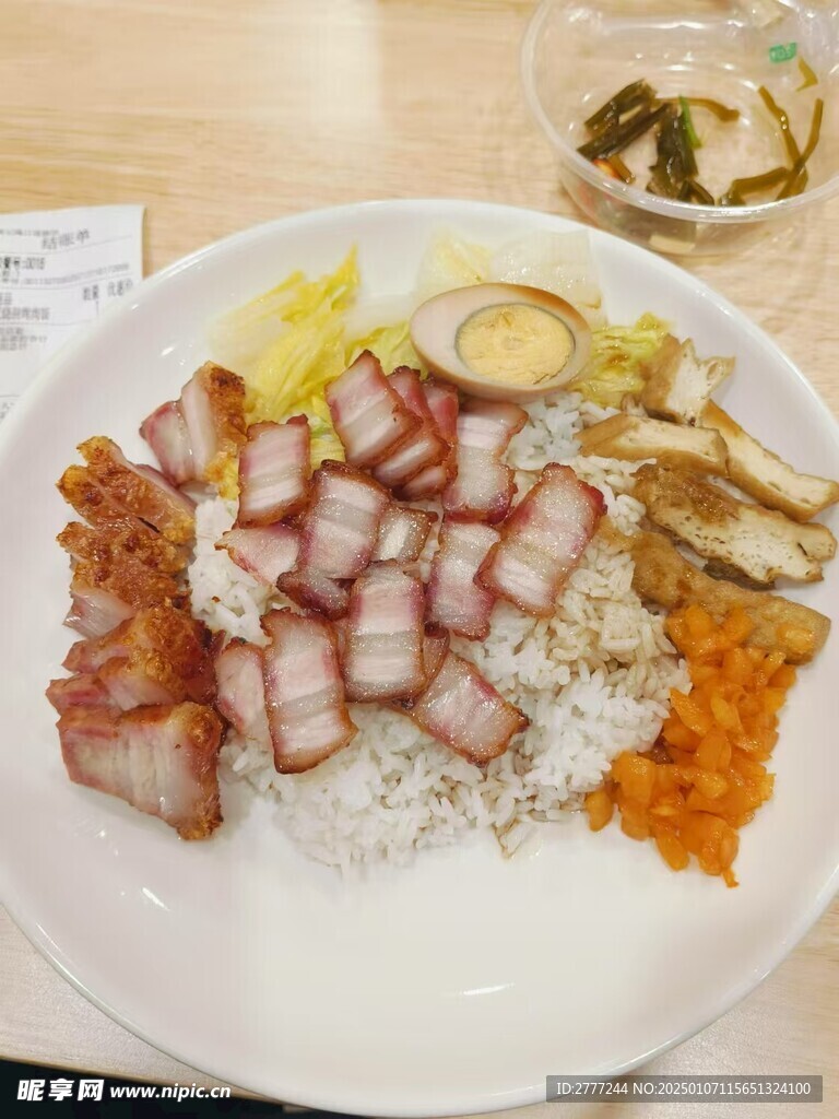 叉烧拼烧肉饭