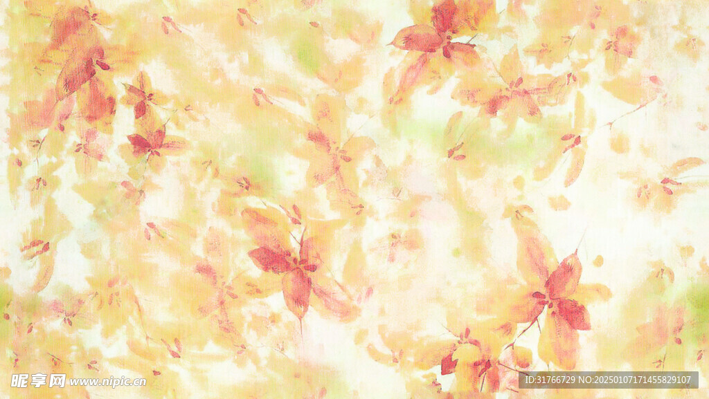 扎染黄花