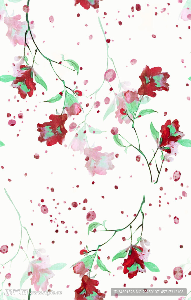 手绘花