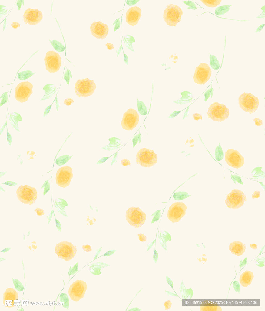 手绘花
