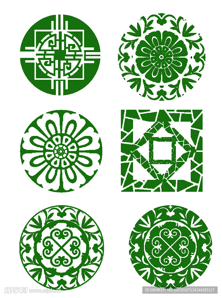 中式花纹