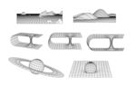 线描三维空间3D图形矢量元素