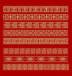 中国古典花边边框矢量元素