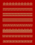 中国古典花边边框背景元素