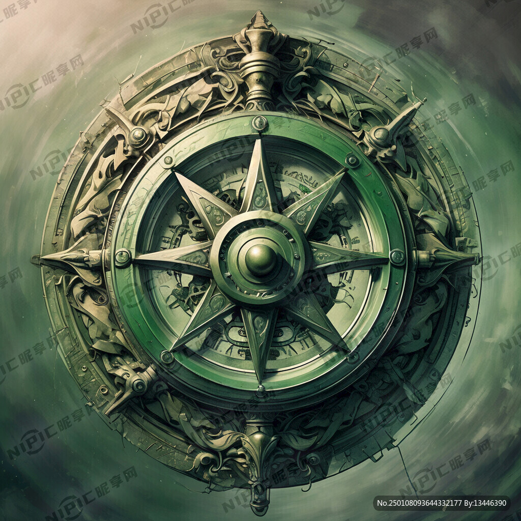 生成一个座标轴 绿色系