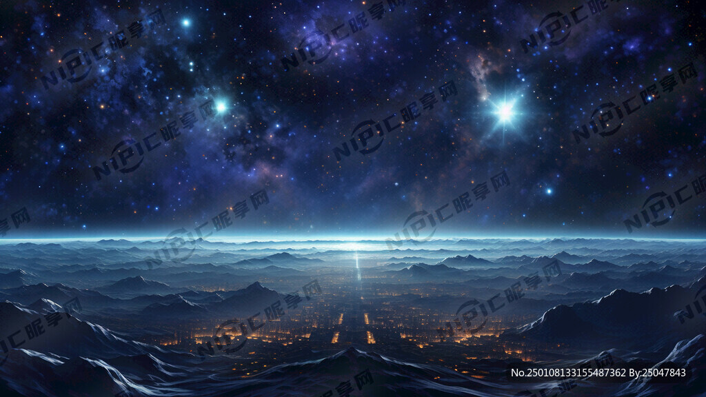 太空 星空 朋克