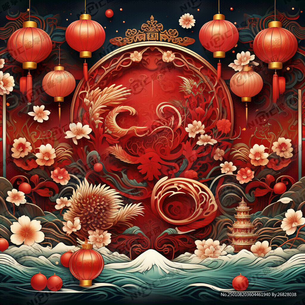 新年快乐艺术字