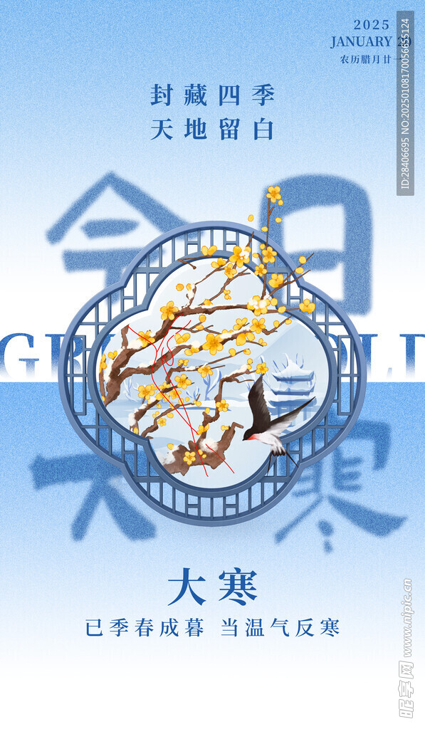 大寒海报