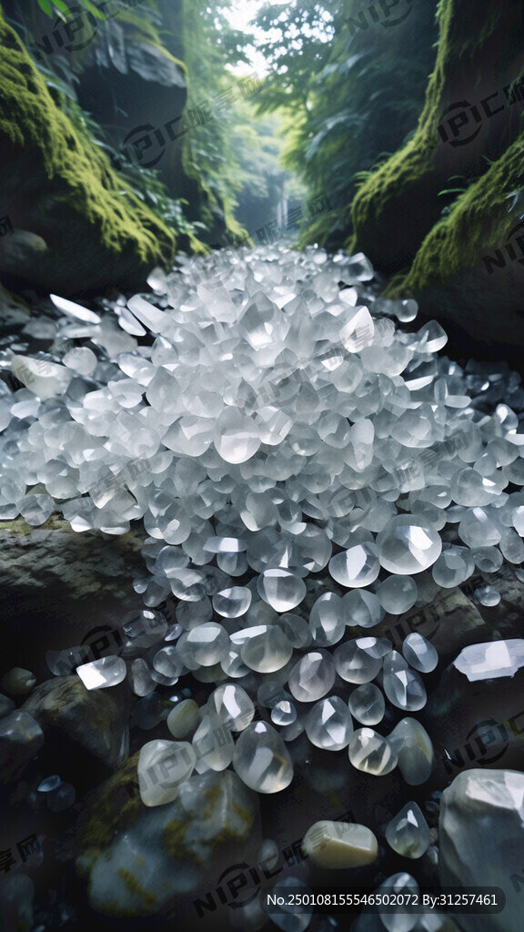 捡水晶石