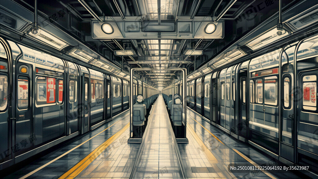 香港地铁线稿图