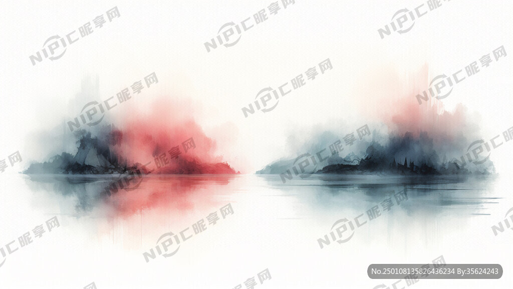 风生水起毛笔狂草字画