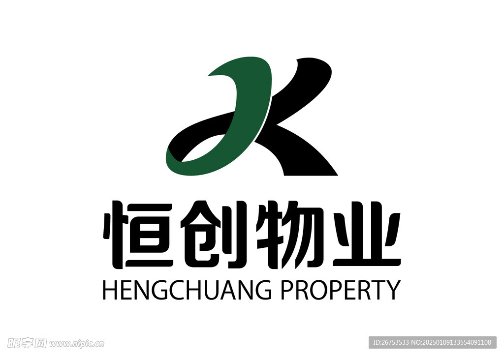 恒创物业 LOGO 标志