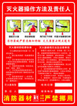 灭火器操作方法及责任人
