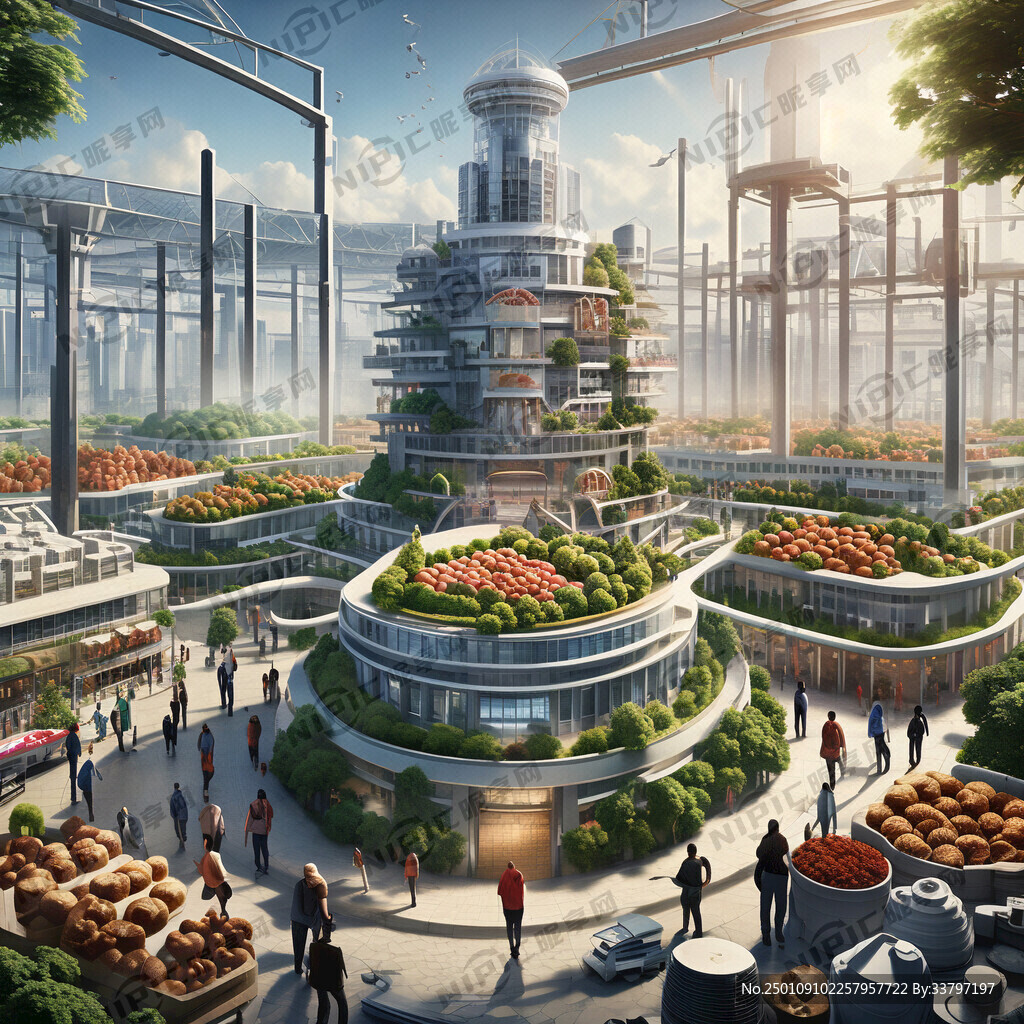 食品产业园精神堡垒