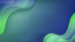 绿色渐变曲线矢量背景