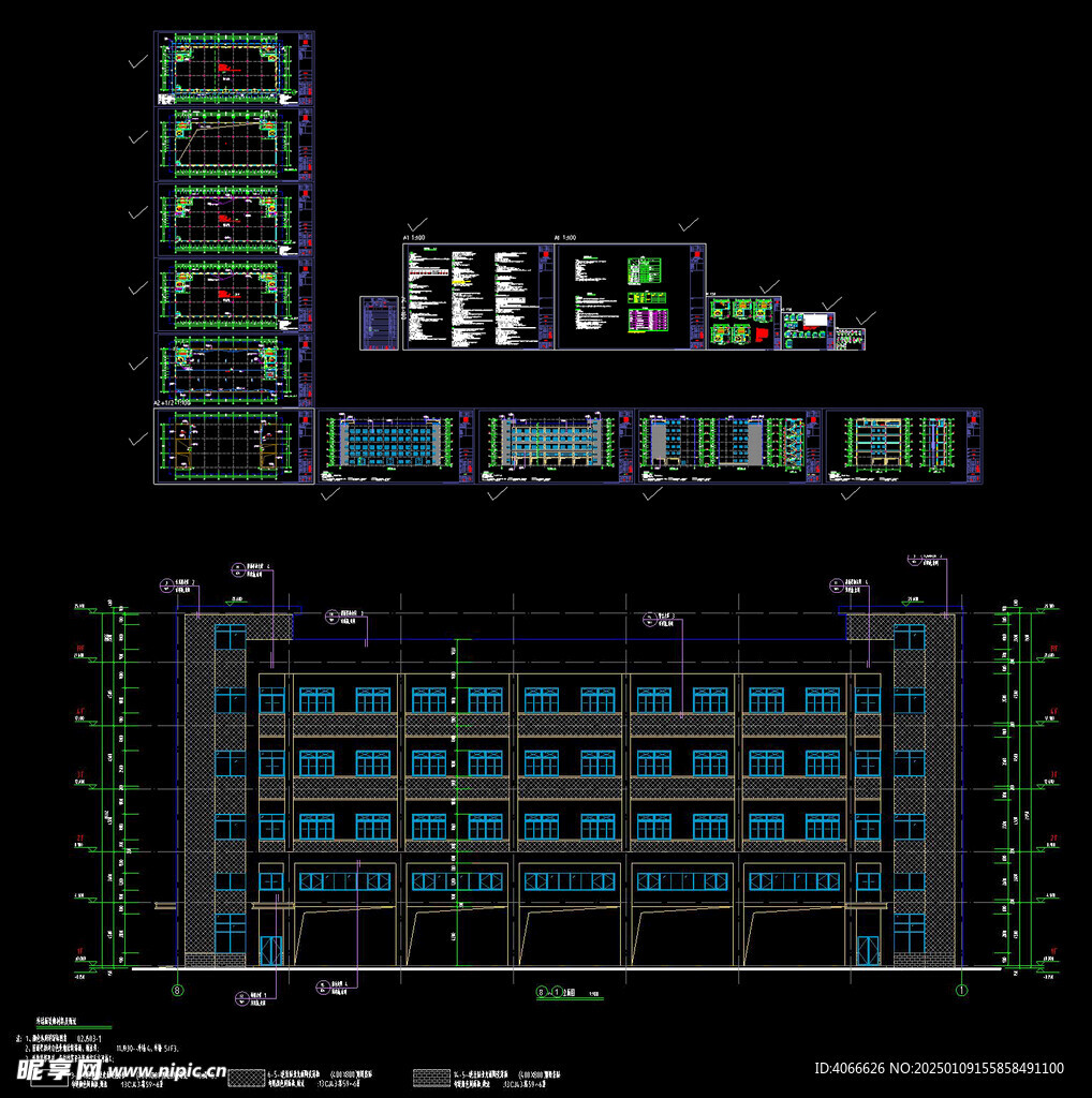 厂房建筑cad