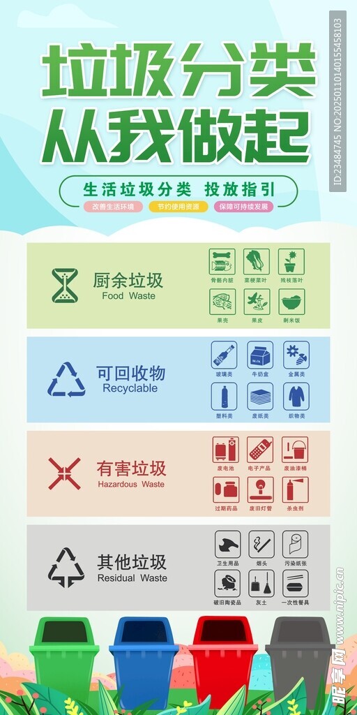 垃圾分类 从我做起