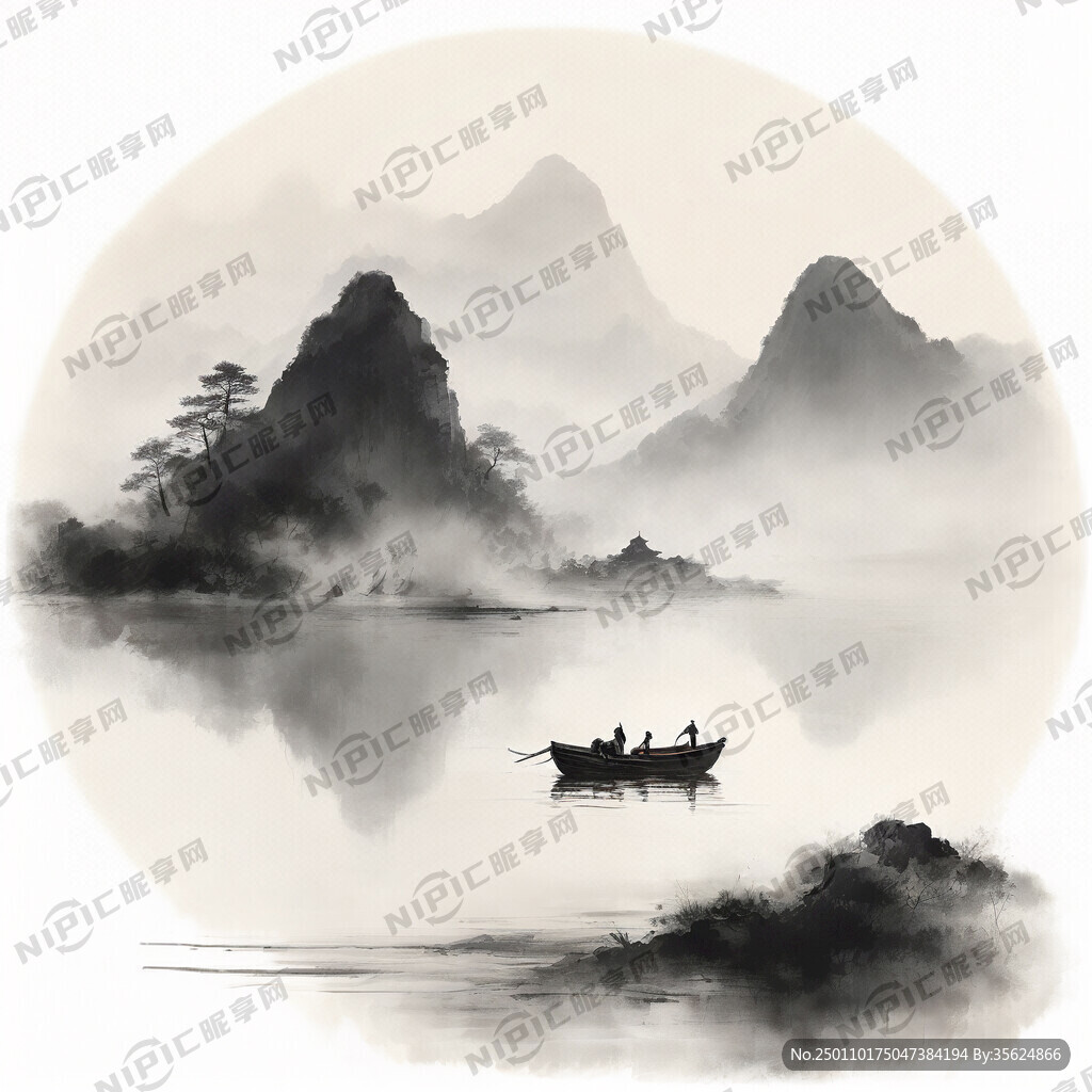 喝茶 轻舟 远方的山