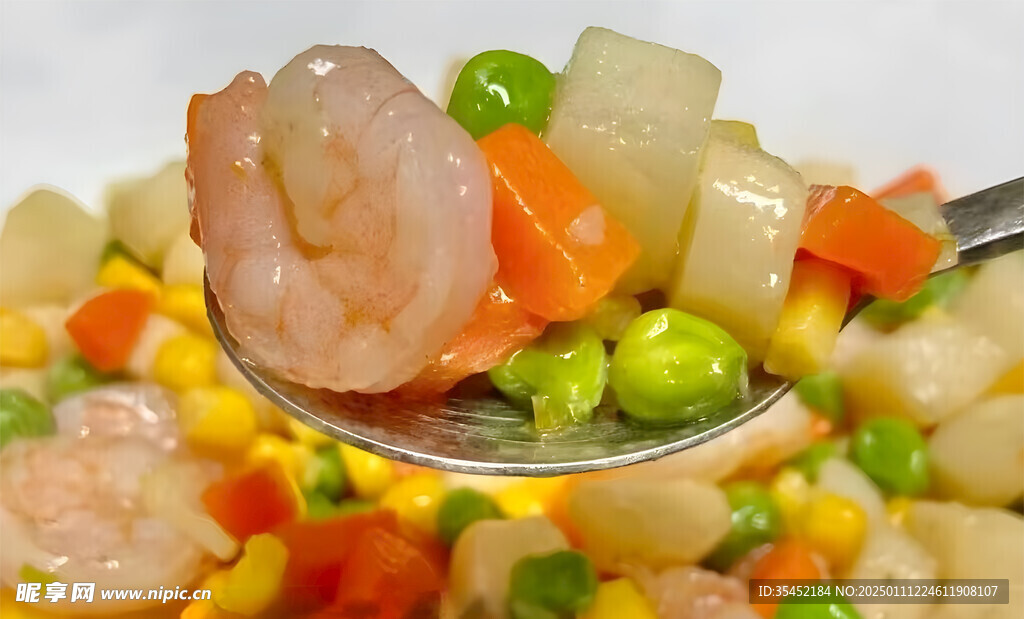 马蹄炒虾仁