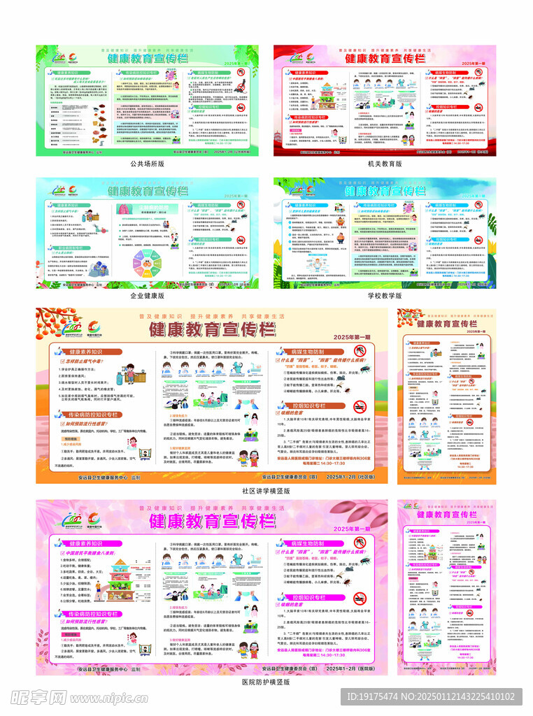 2025年第一期健康教育宣传栏