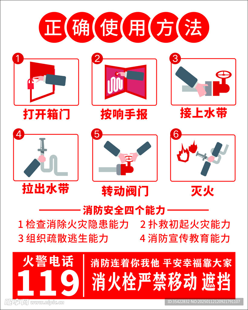 消火栓正确使用方法