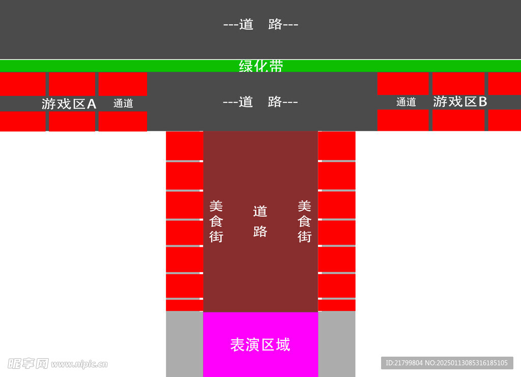 庆典物料平面图PSD
