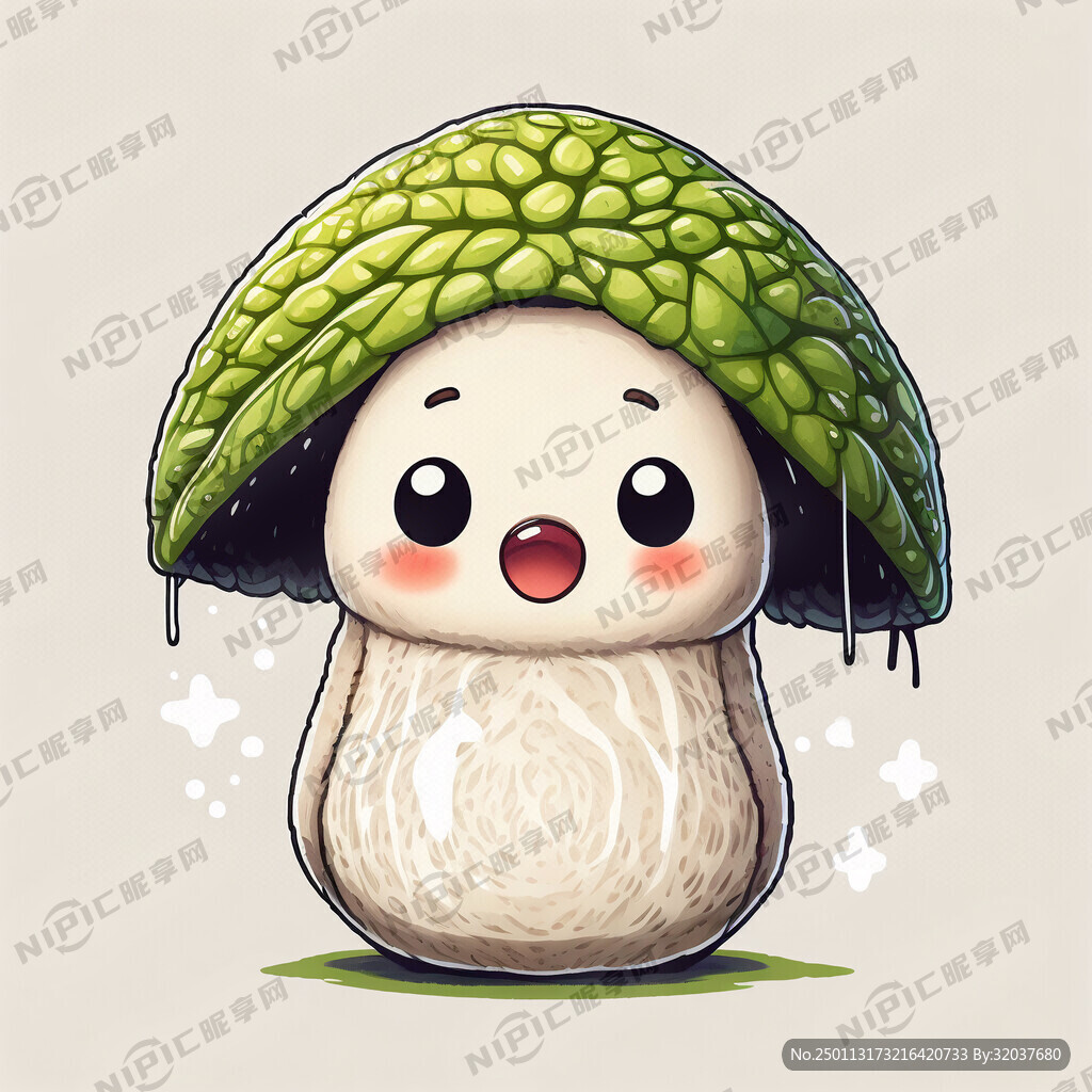 奶香菇娘果矢量