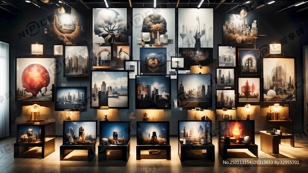 AI创作图作品展示墙nipic.com-昵图网