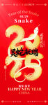 蛇年海报           