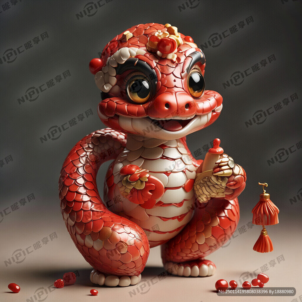 蛇年吉祥物  喜庆玩具