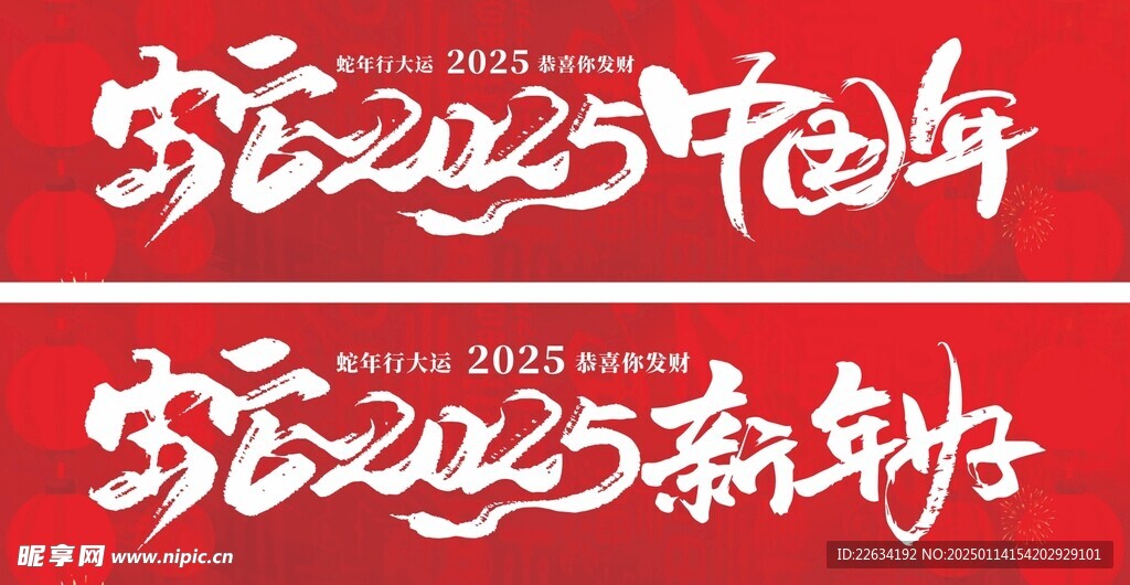 商超2025蛇年吊旗