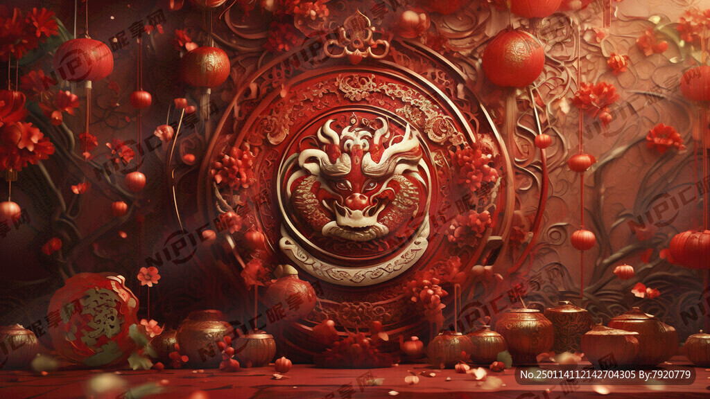 过年 春节 恭贺新春 蛇年吉祥