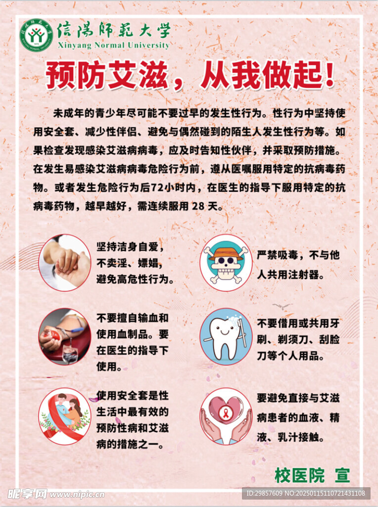 预防艾滋 海报