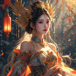 光明的，明亮的，漂亮的女神，绝美壁纸