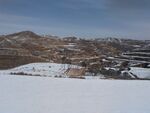 大山雪景