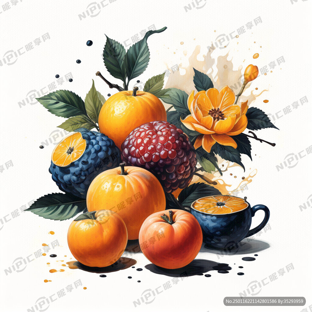 甜橙 水蜜桃 黑莓 咖啡树