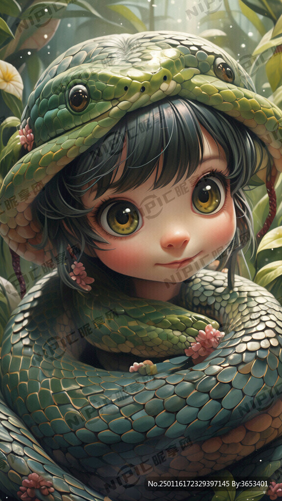 可爱的蛇妹妹