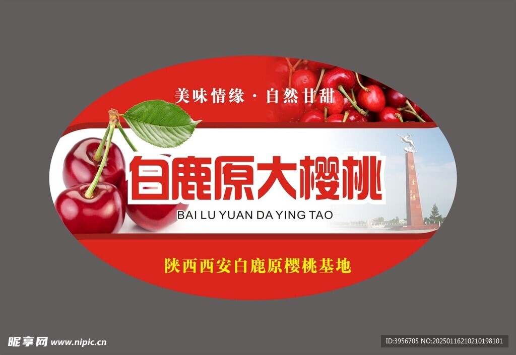 大樱桃标贴