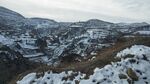 大山雪景