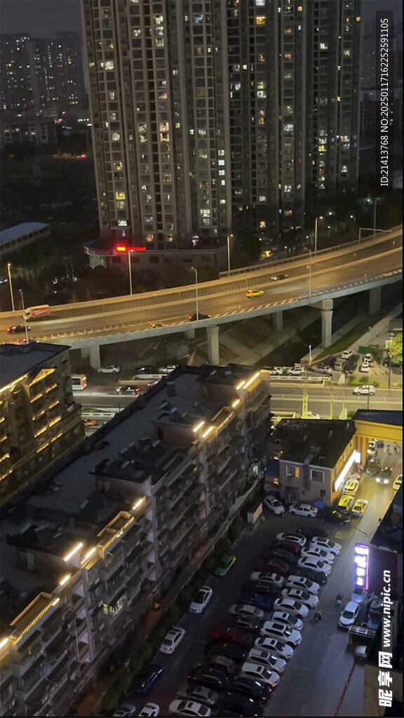 夜晚城市风景
