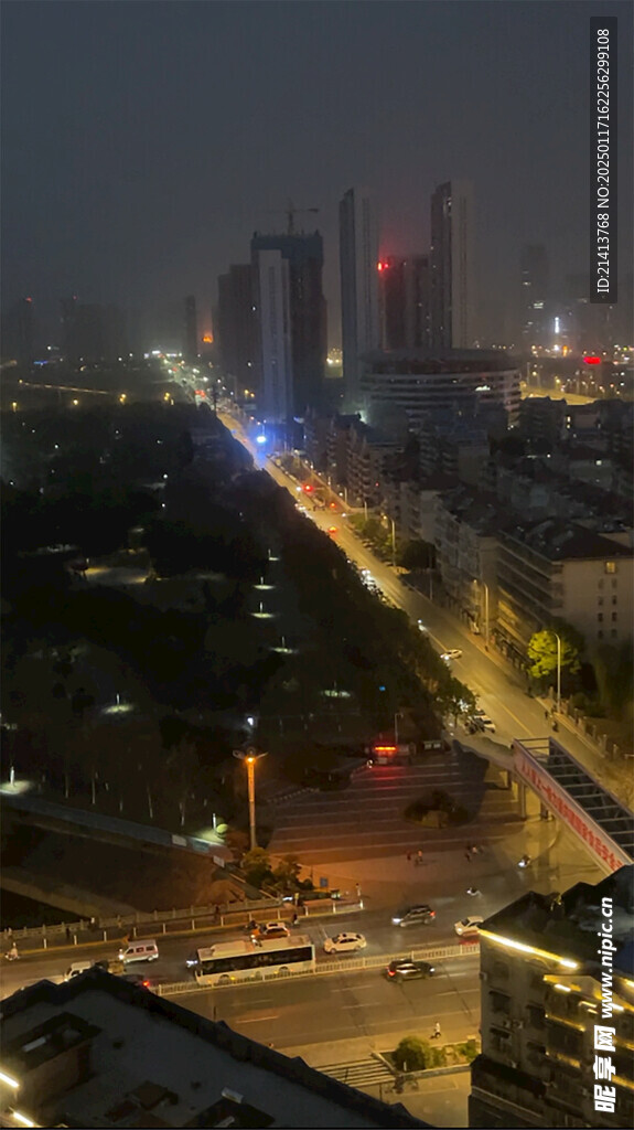 夜晚城市风景