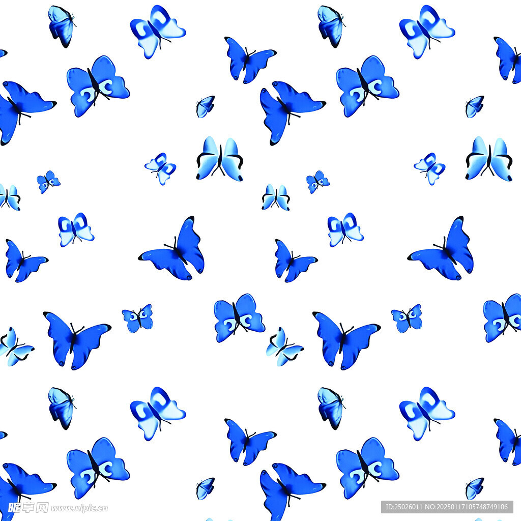 蓝色蝴蝶