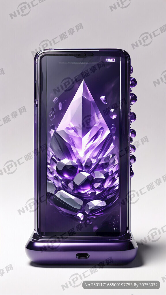 高能量紫水晶 招财手机壁纸