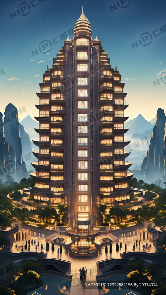建筑设计师主题 年会邀请函
