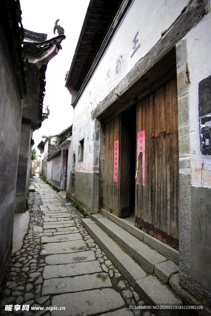 安徽黄山西递风光图片