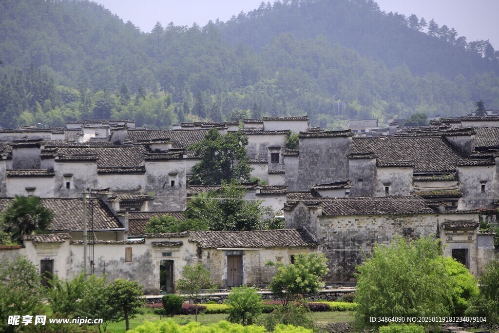 安徽黄山西递风光图片